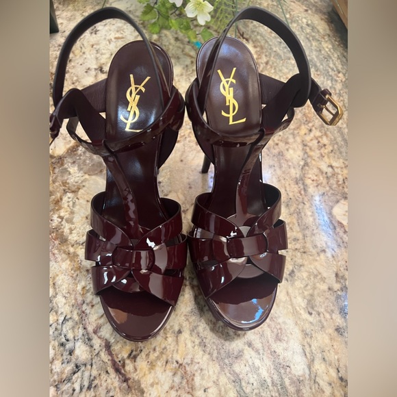 YSL Tribute, Wine Color, worn once and 100% authentic - Picture 2 of 9